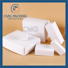 Caixa de papelão de cosméticos Branco Liso